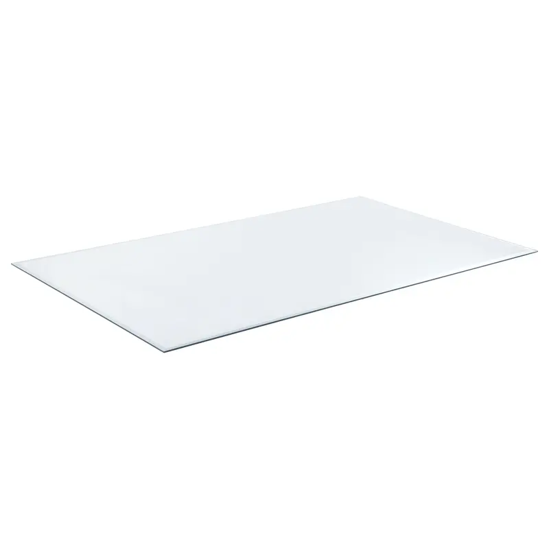 6mm Thick Rectangular Tempered Glass Table Top – 52″ x 27″ Clear
