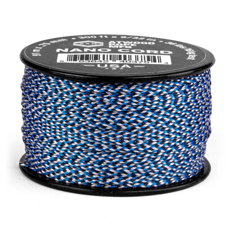 .75mm Nano Cord – Blue Snake Texture