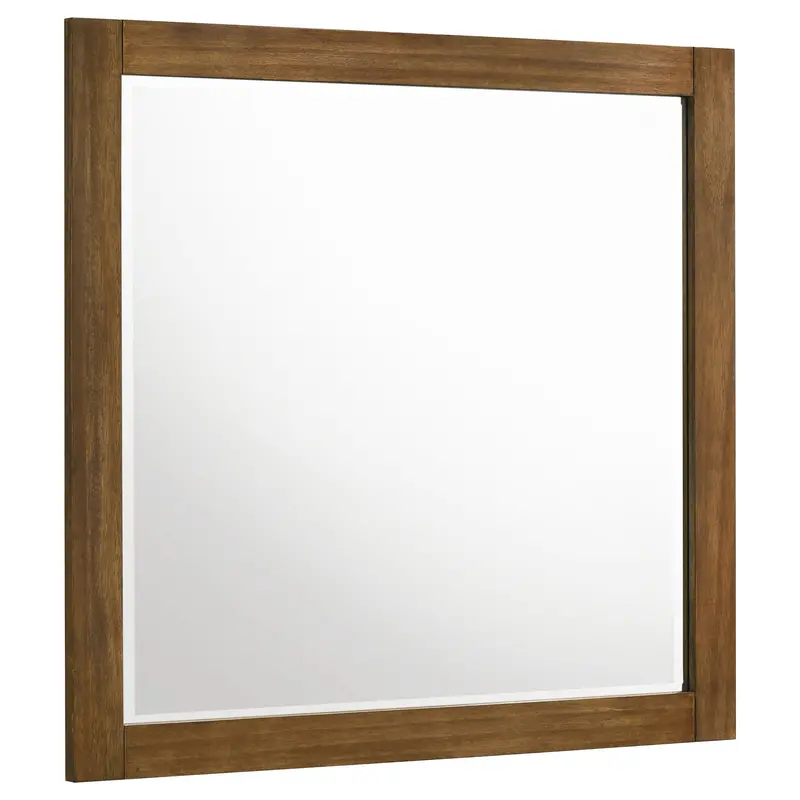 Adderley Warm Brown Dresser Mirror – Coordinating Bedroom Accent
