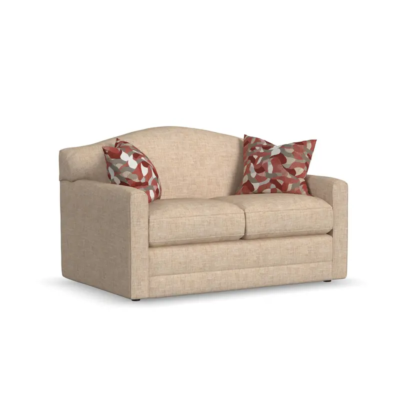 Aggie Compact Fabric Loveseat