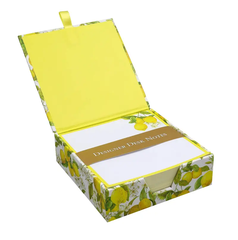 Amalfi Lemons Designer Desk Notes – Compact Memo Pads