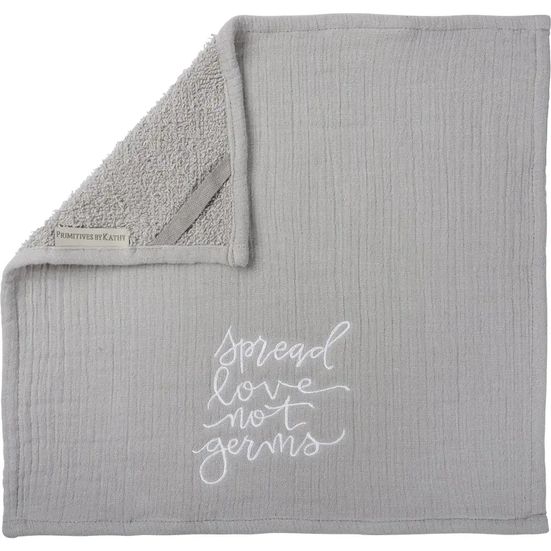 Antibacterial Washcloth – ‘Spread Love, Not Germs’