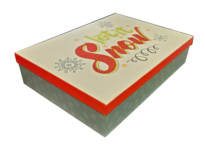 Jumbo ‘Let It Snow’ Decorative Gift Box
