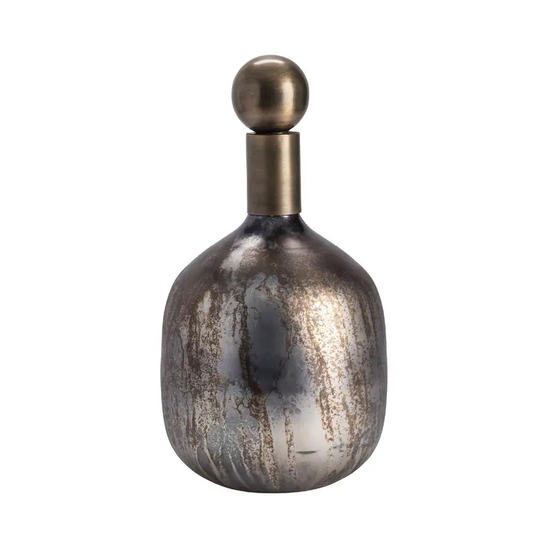 Ritz Large Covered Ceramic Urn Vase