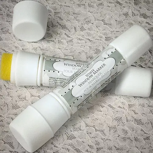 White Dry-Erase Window Marker Pen
